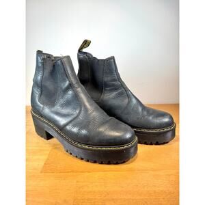 Dr Martens Rometty Burnished Platform Chelsea Boot Slip On Women's Size 9 US